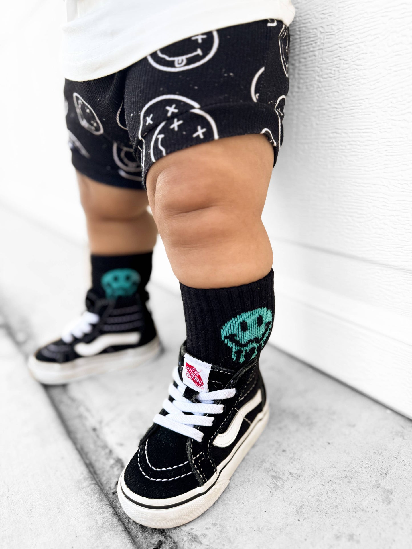 Aqua Smiley Infant & Kids Socks