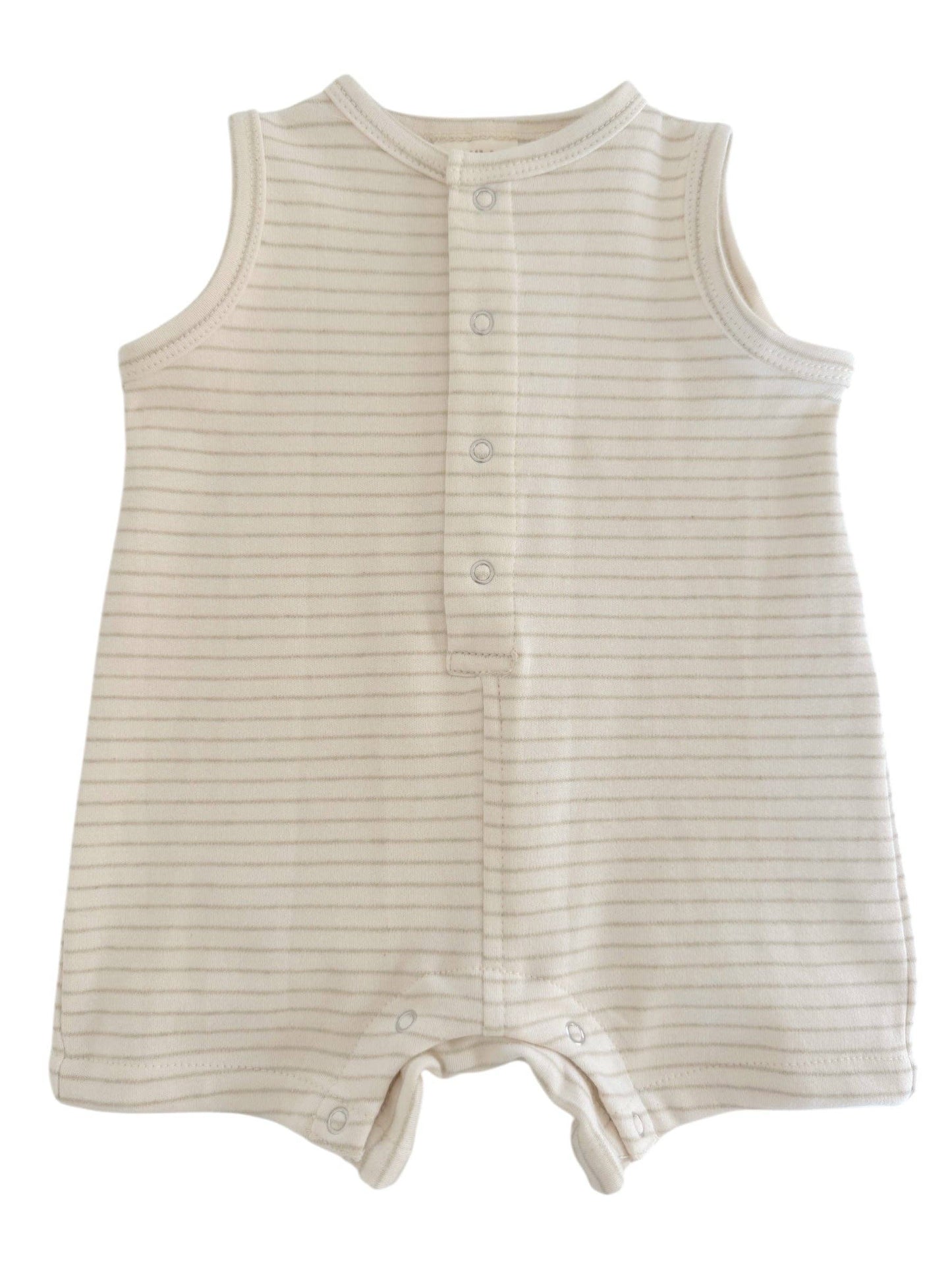 Sage Pencil Stripe Organic Shortie