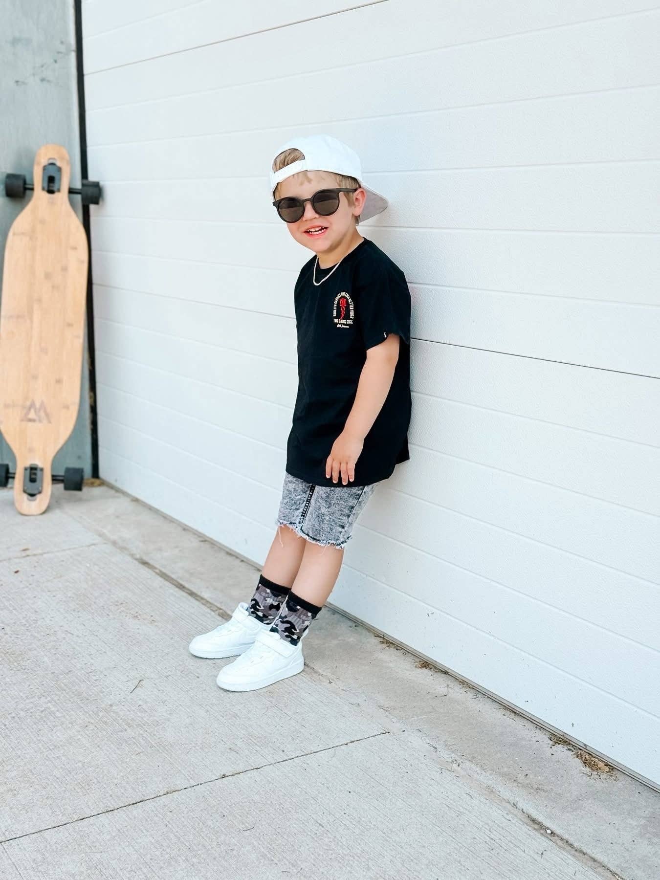 Blackout Camo Infant & Kids Socks