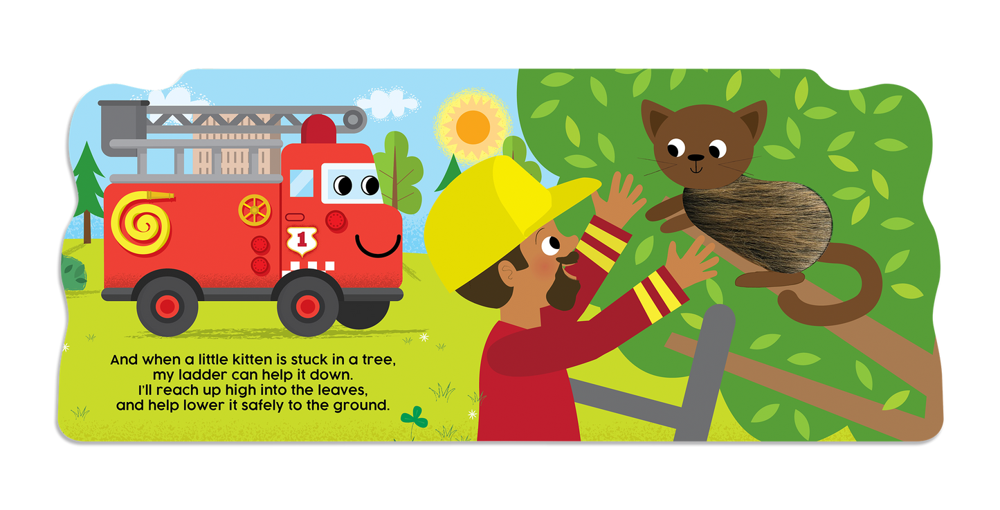Friendly Fire Truck Children's Board Book