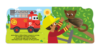Friendly Fire Truck Children's Board Book