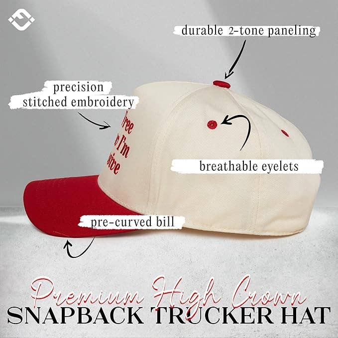 ADULT Born Free But Now I'm Expensive Snapback Hat