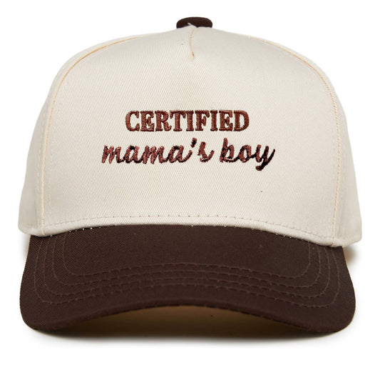 Certified Mamas Boy Snapback Hat - Kids
