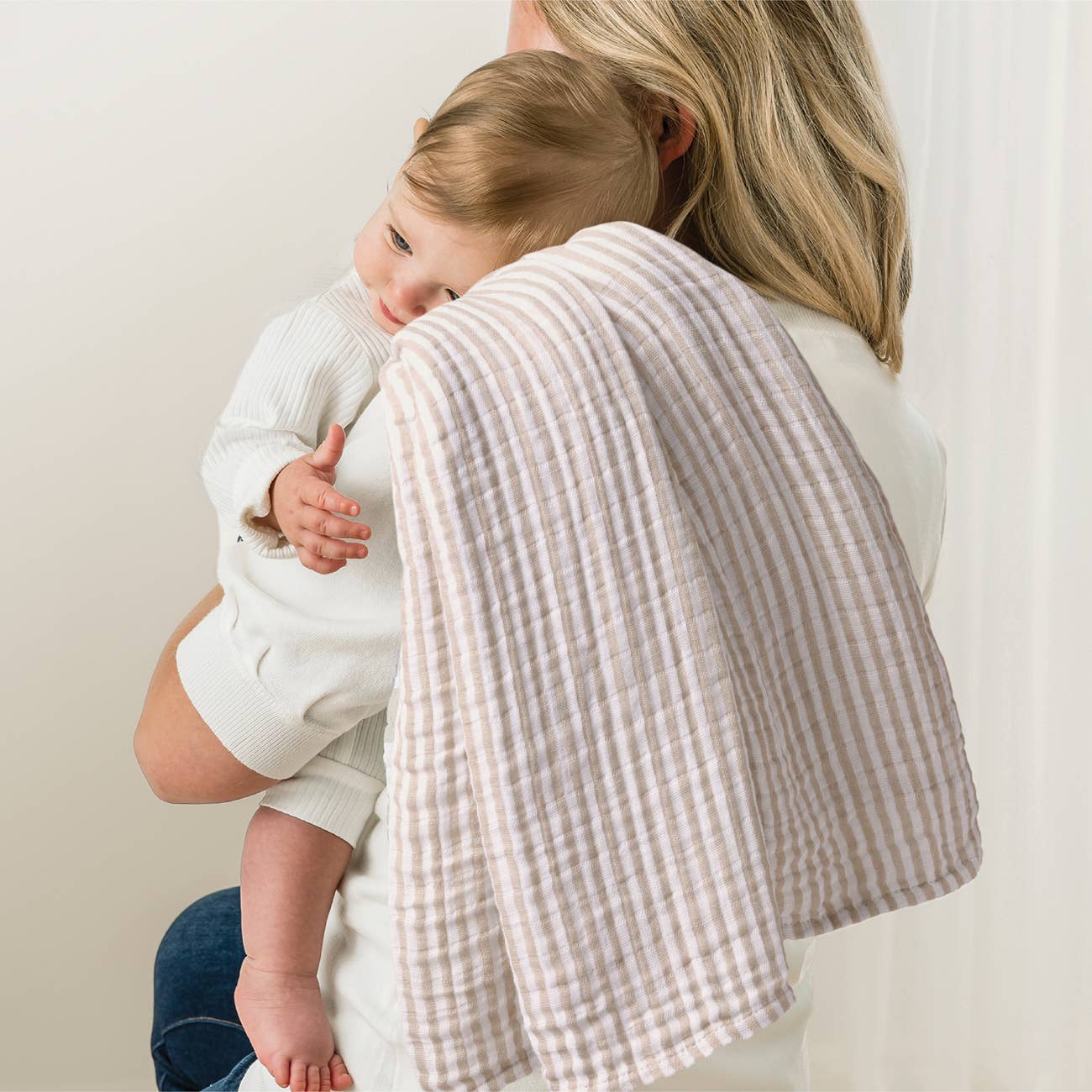 Breastfeeding Boss Nursing Cover: Chai Stripes