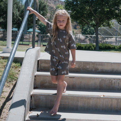 Neutral Dirt Bike French Terry Shorts Set