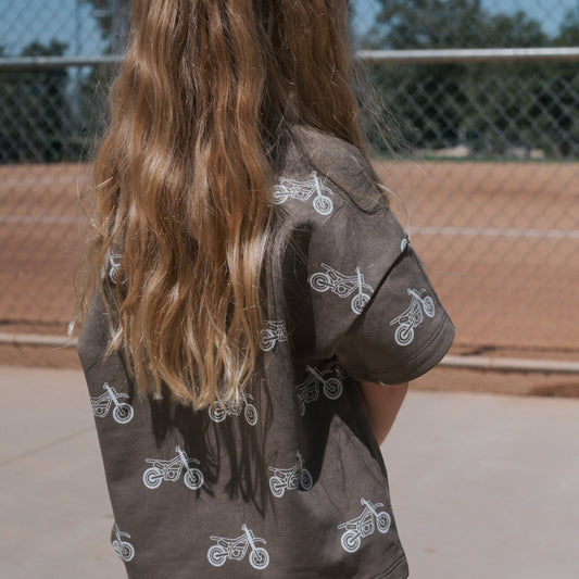Neutral Dirt Bike French Terry Shorts Set