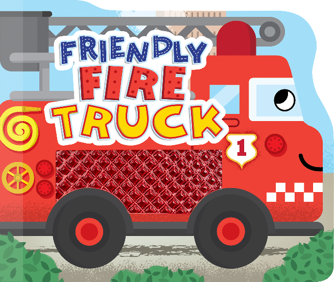 Friendly Fire Truck Children's Board Book