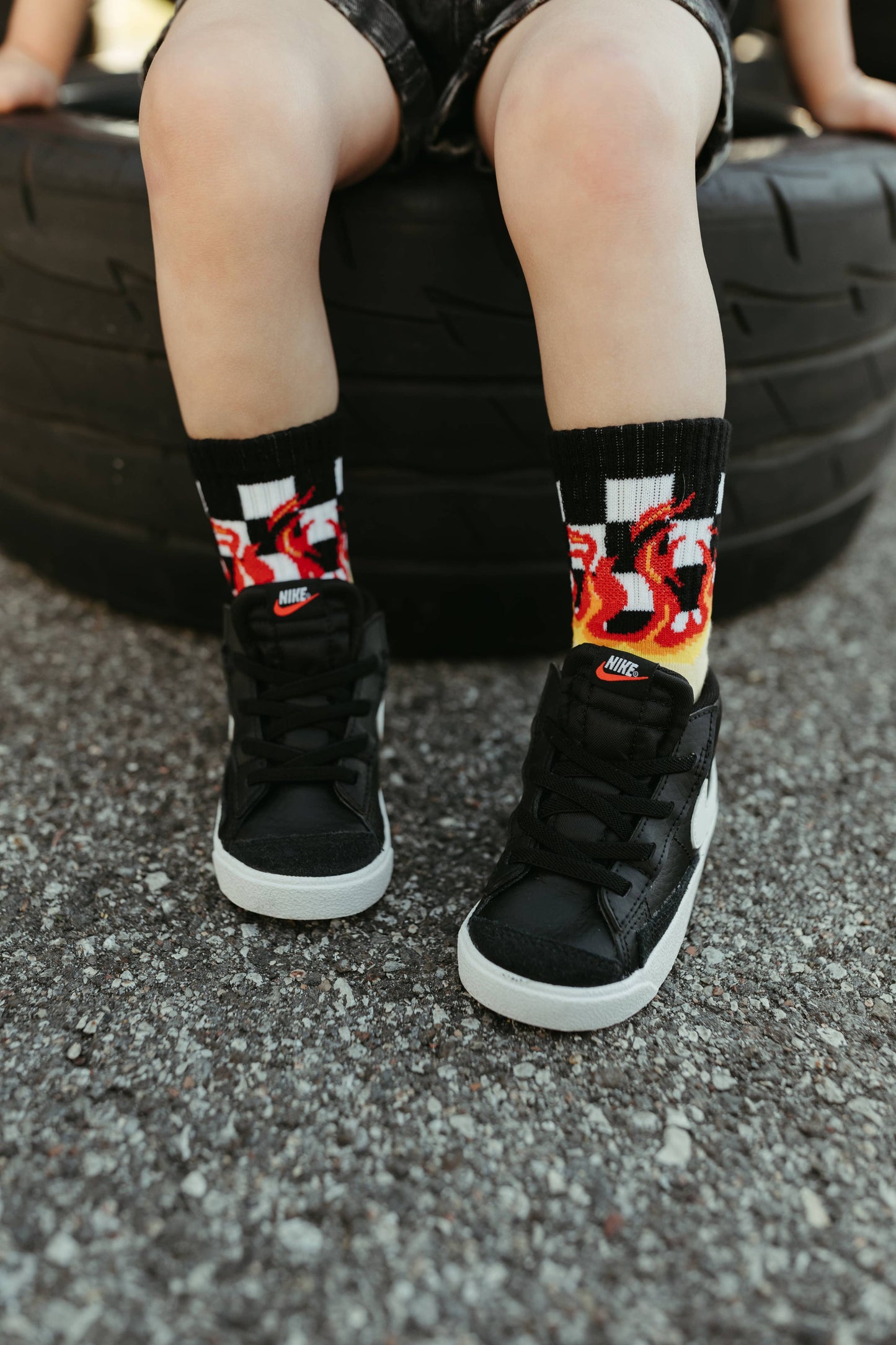 Blaze Checks Infant & Kids Socks