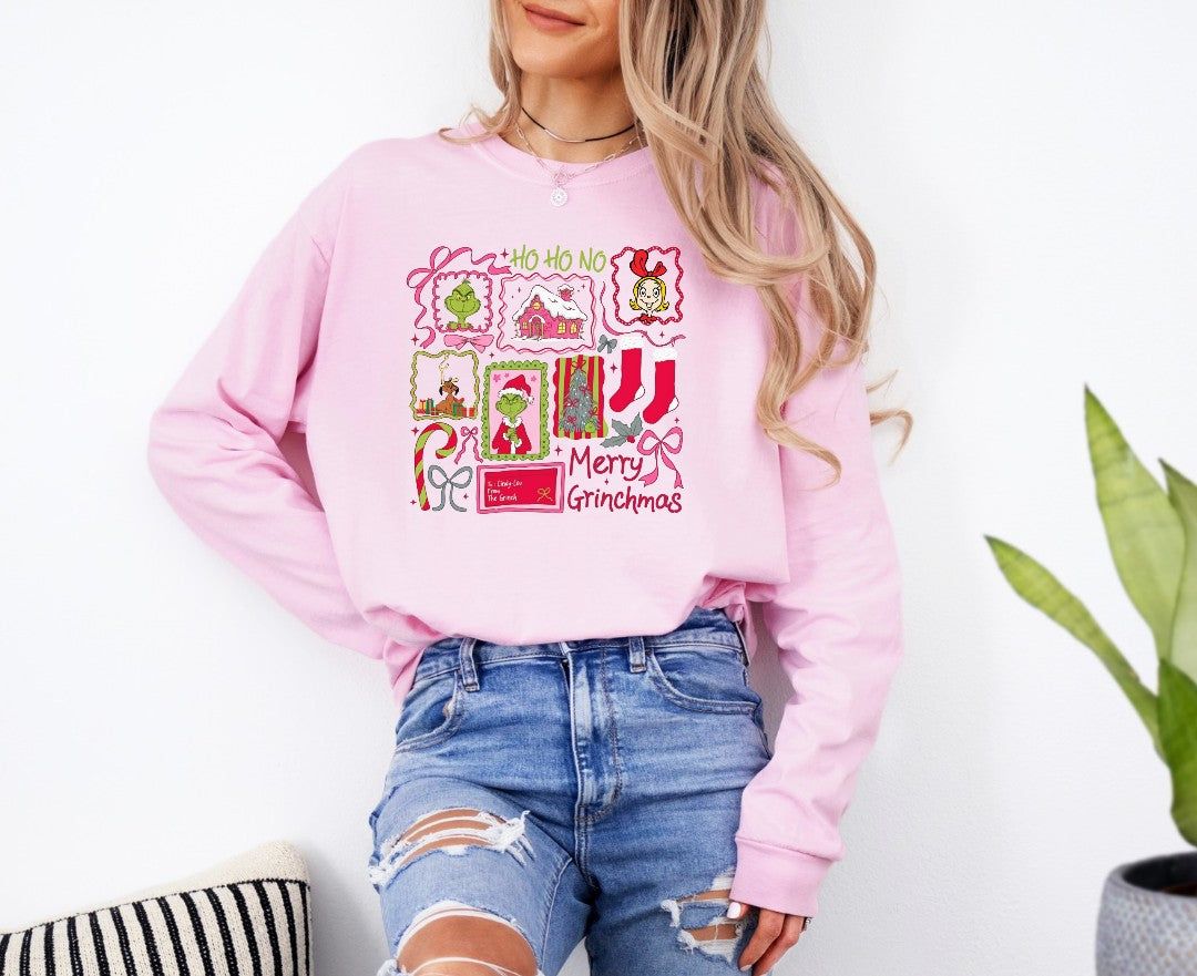Women's Merry Grinchmas Long Sleeve Shirt