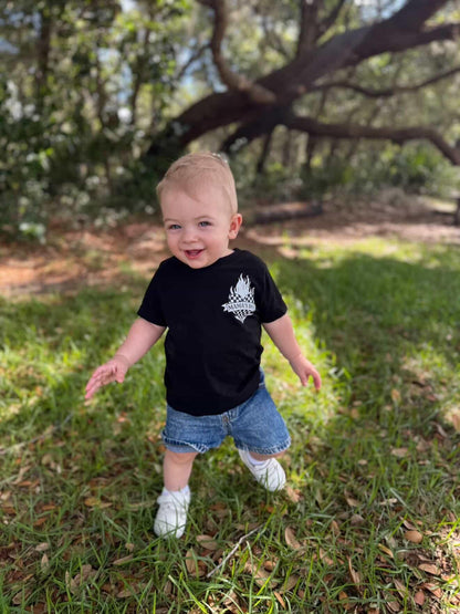 Mama's Boy Flame Heart Graphic T-Shirt