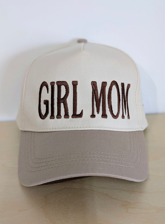 Girl Mom Embroidered Hat