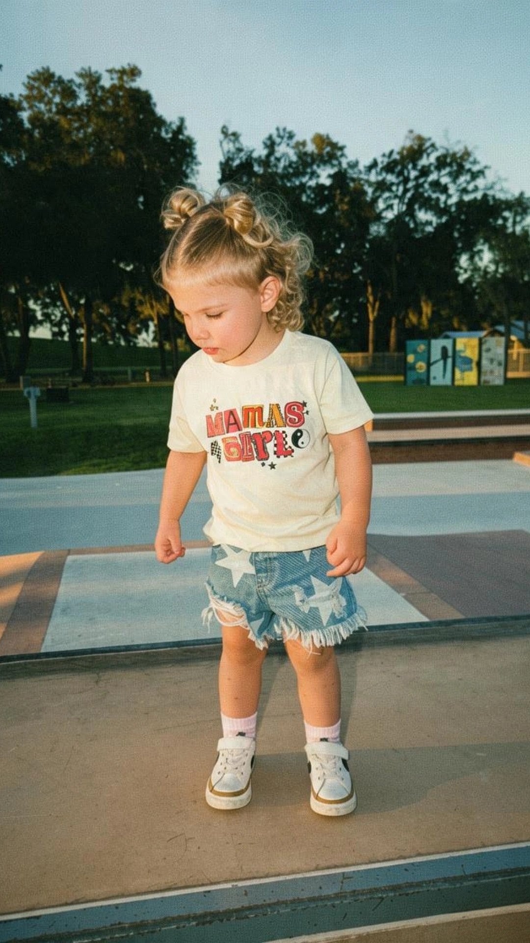 Retro Mama's Girl Graphic T-shirt