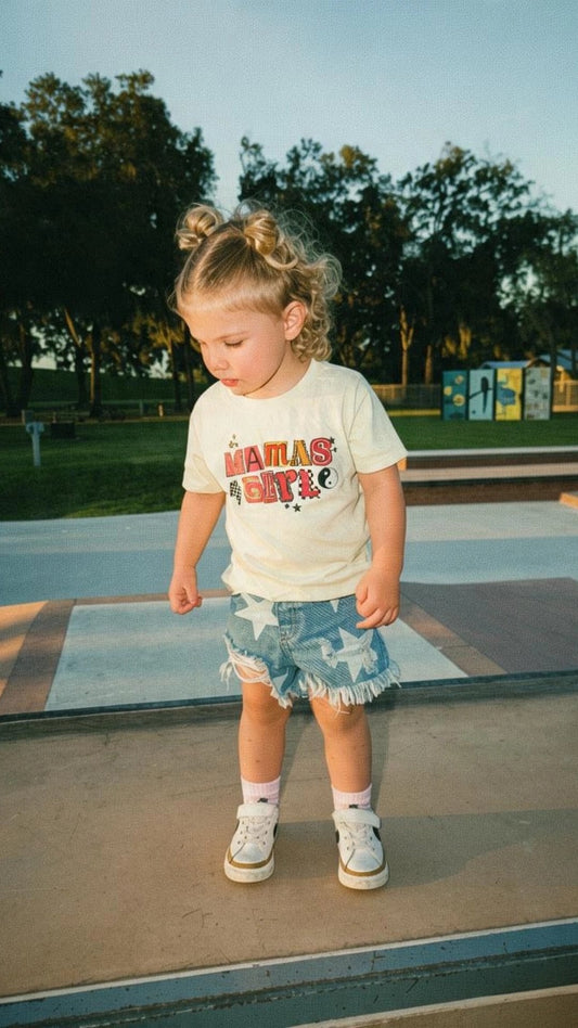 Retro Mama's Girl Graphic T-shirt
