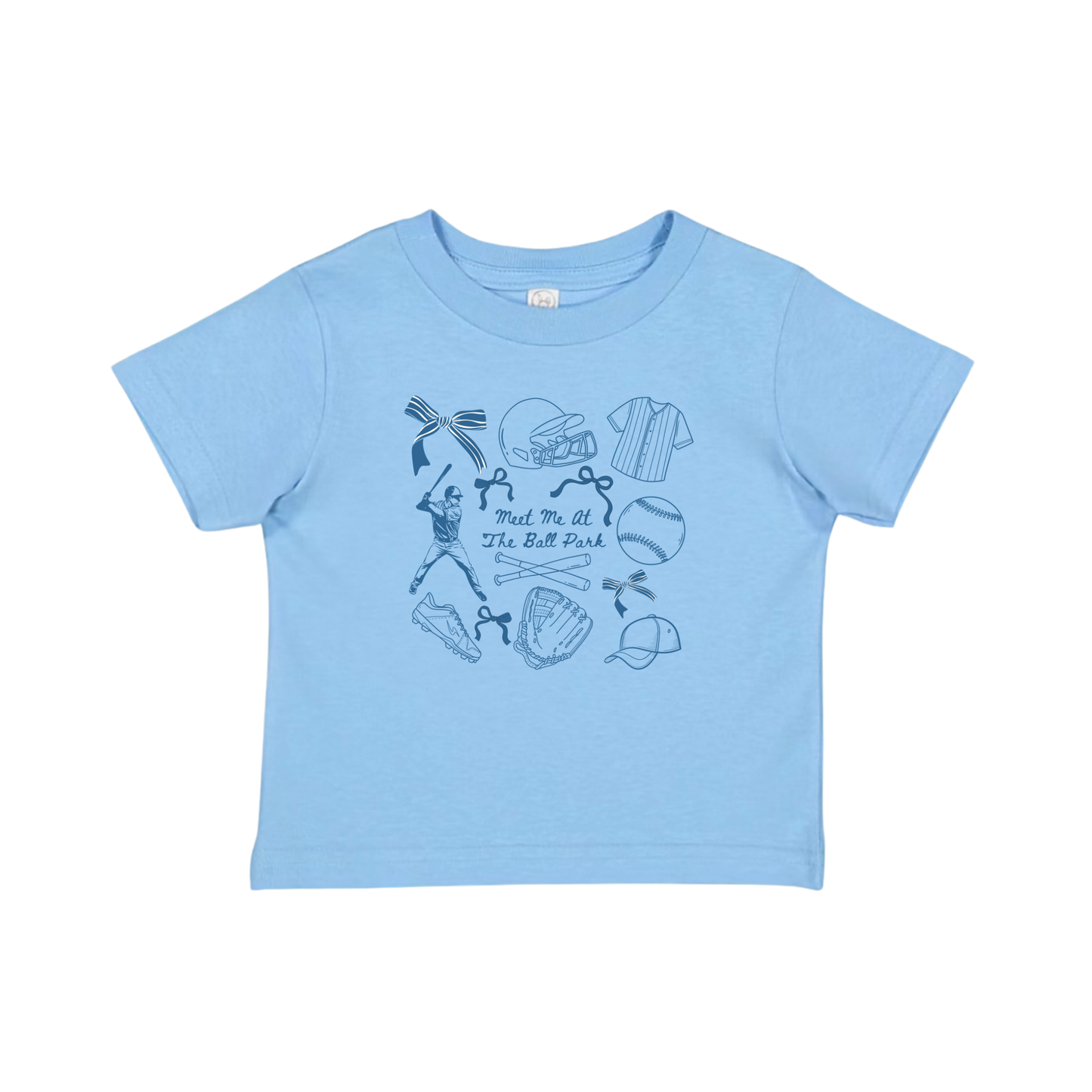 Meet Me at the Ballpark Baseball Graphic T-shirt - Girls