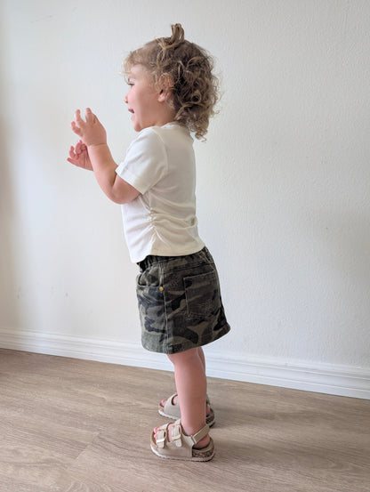 Camo Cutie Skirt - Girls