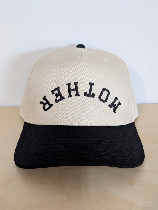Upside Down Mother Embroidered Hat