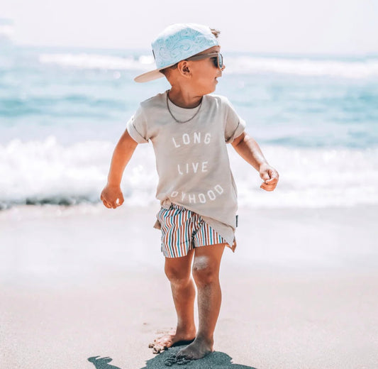 Long Live Boyhood Tee - Stone
