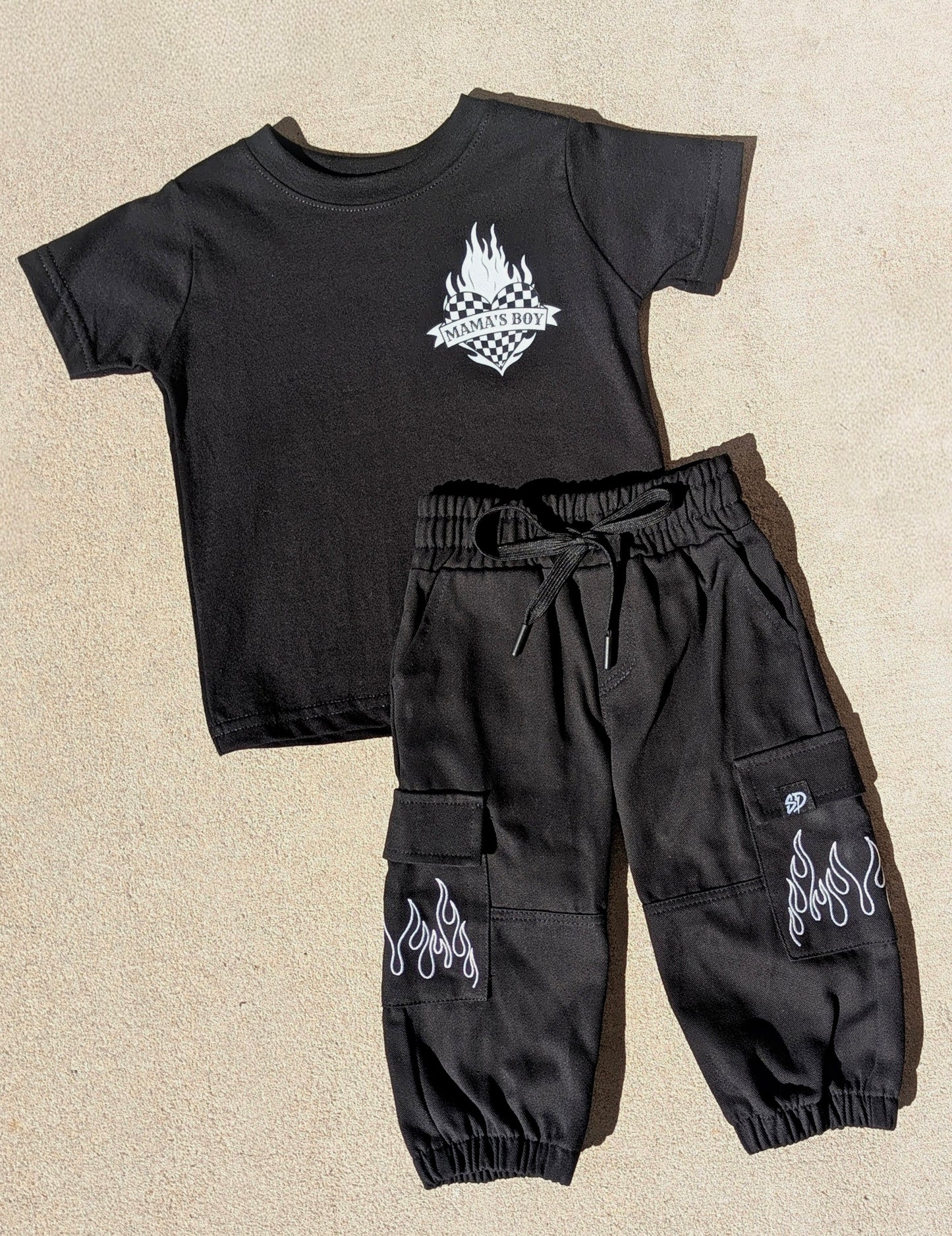 Jet Flame Cargo Joggers - Baby & Kids
