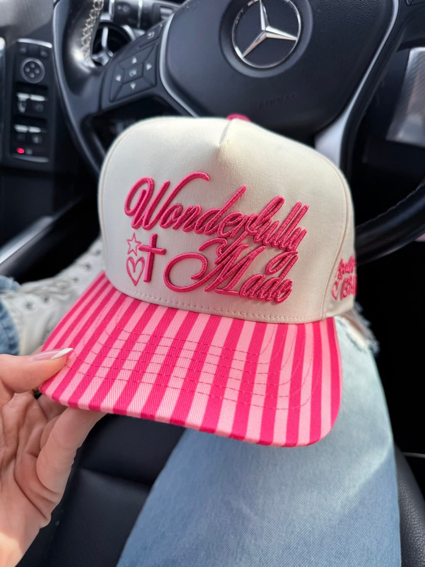 Wonderfully Made Embroidered Hats - Women