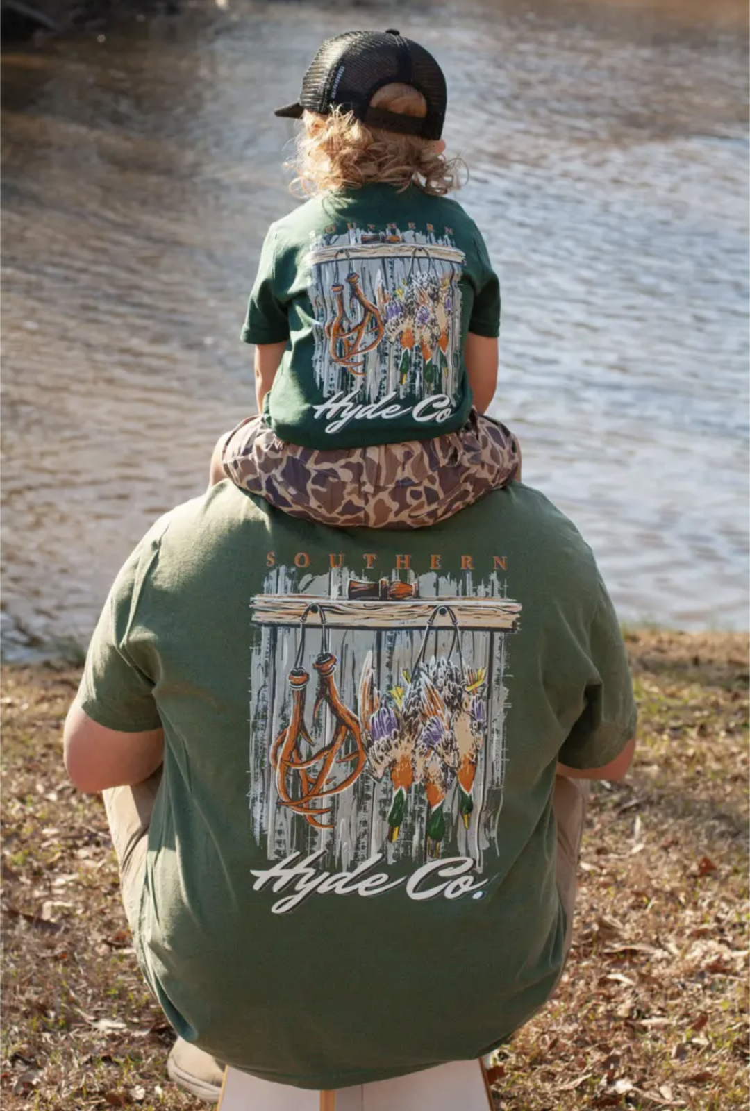 Men's Brown Duck Camo Shorts