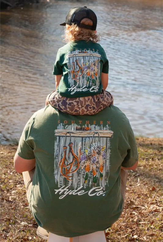 Men's Brown Duck Camo Shorts