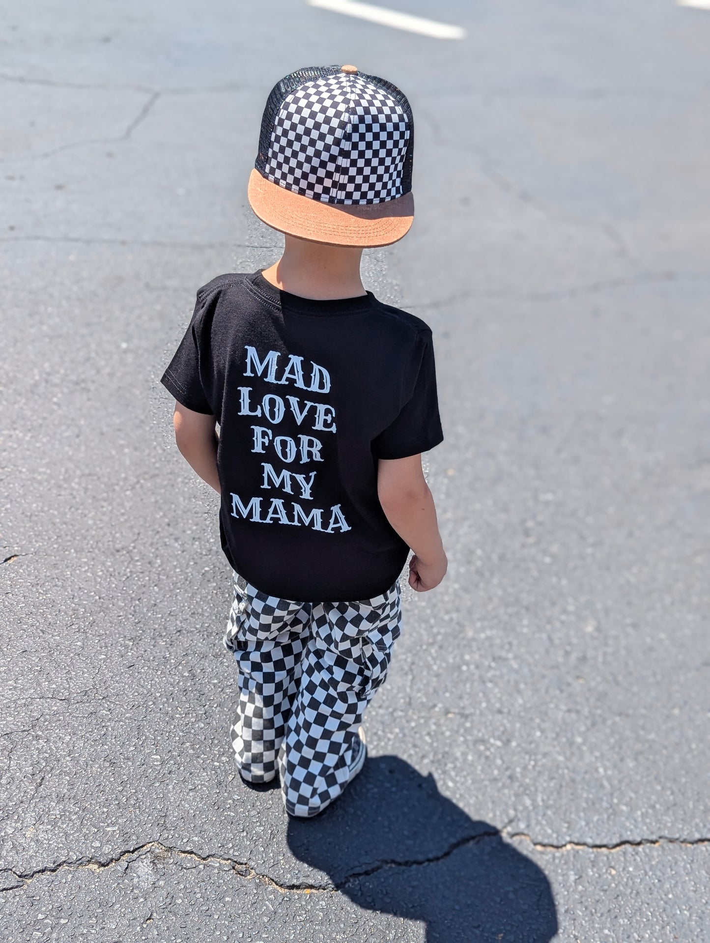 Mama's Boy Flame Heart Graphic T-Shirt