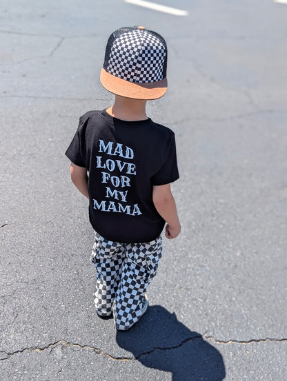 Mama's Boy Flame Heart Graphic T-Shirt