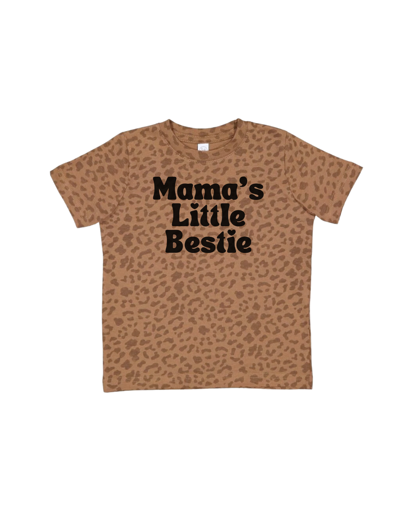 Leopard Mama's Little Bestie Matching Onesie & T-shirt