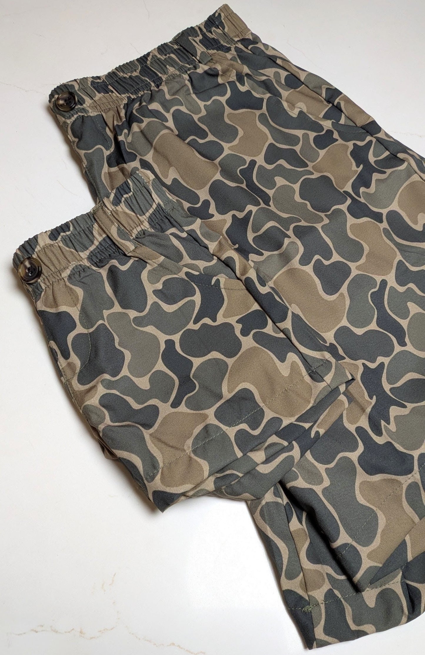 Men's Brown Duck Camo Shorts