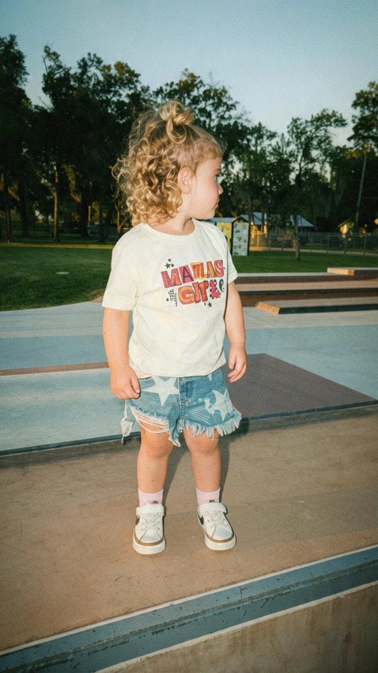Retro Mama's Girl Graphic T-shirt