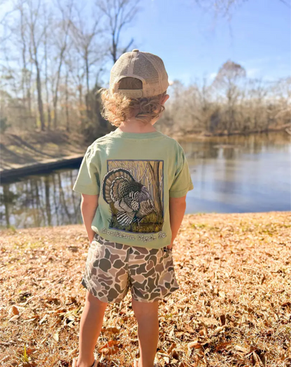 Boys Brown Duck Camo Shorts