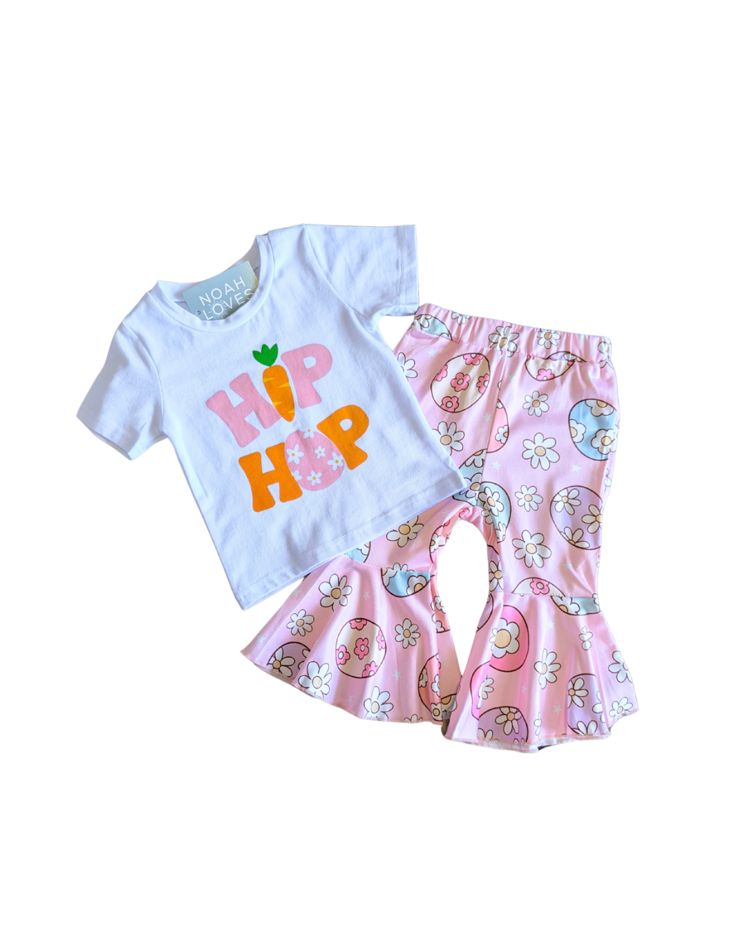 Hip Hop Bell Bottom Set - Girls Easter