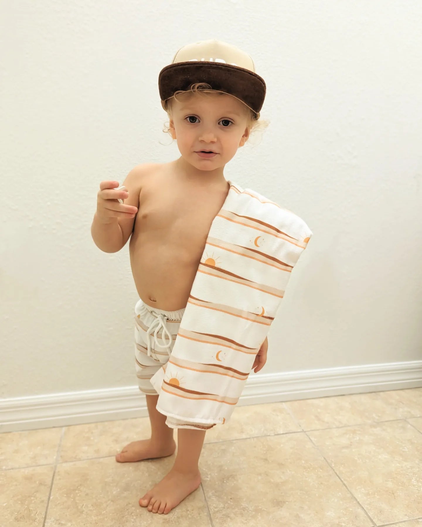 Golden Hour Boys Swim Shorts - UPF 50