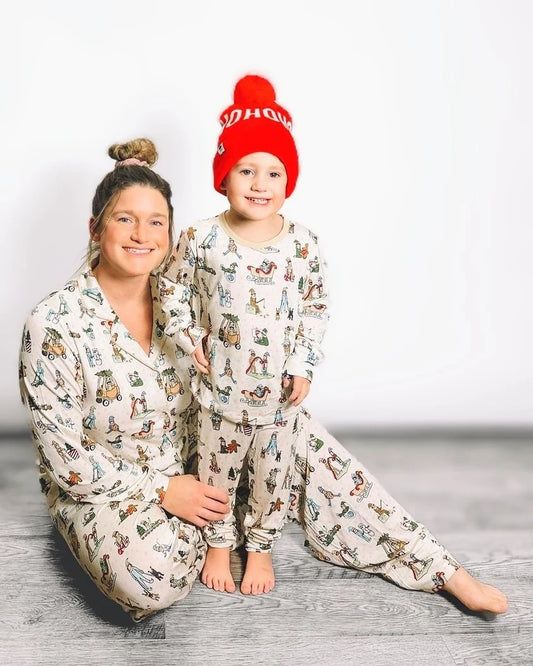 Elfie Toddler & Kids Two Piece Bamboo Pajamas