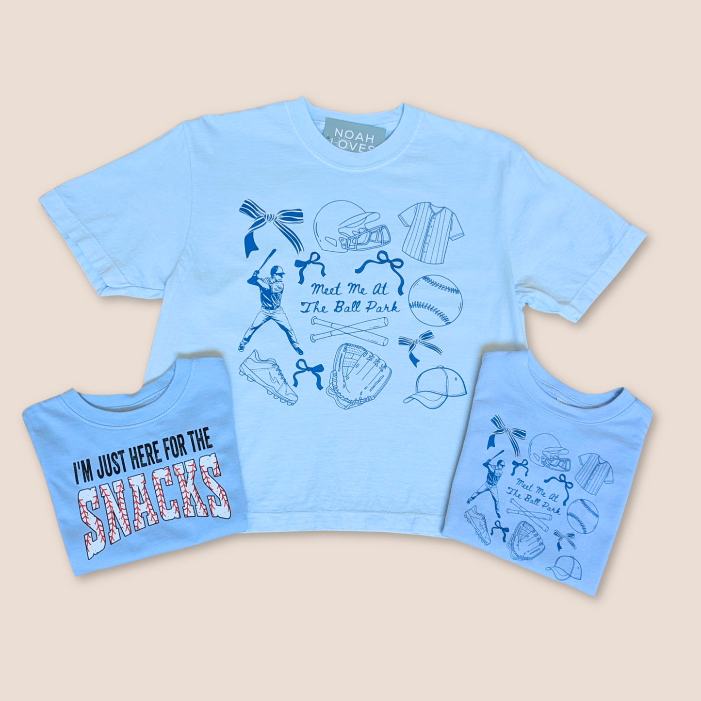 Meet Me at the Ballpark Baseball Graphic T-shirt - Girls