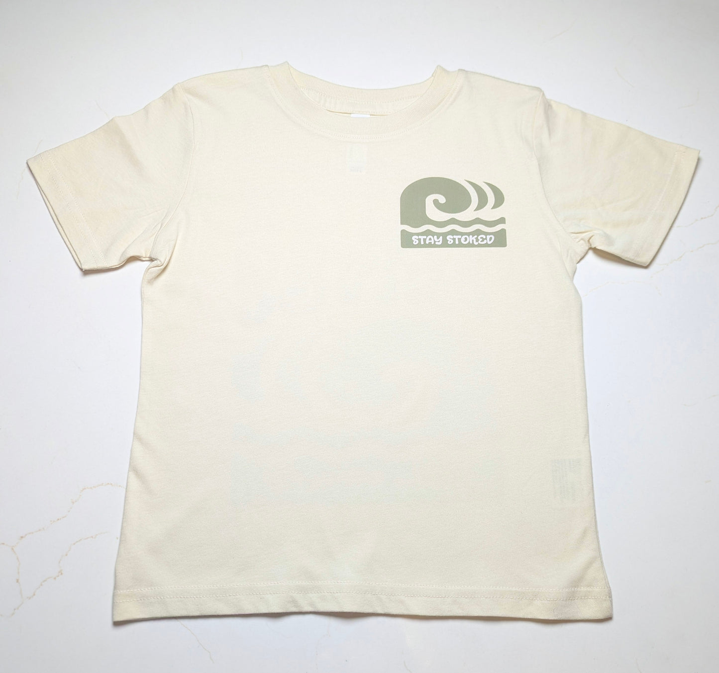 Catch Waves, Stay Stoked Kids Surf T-shirt