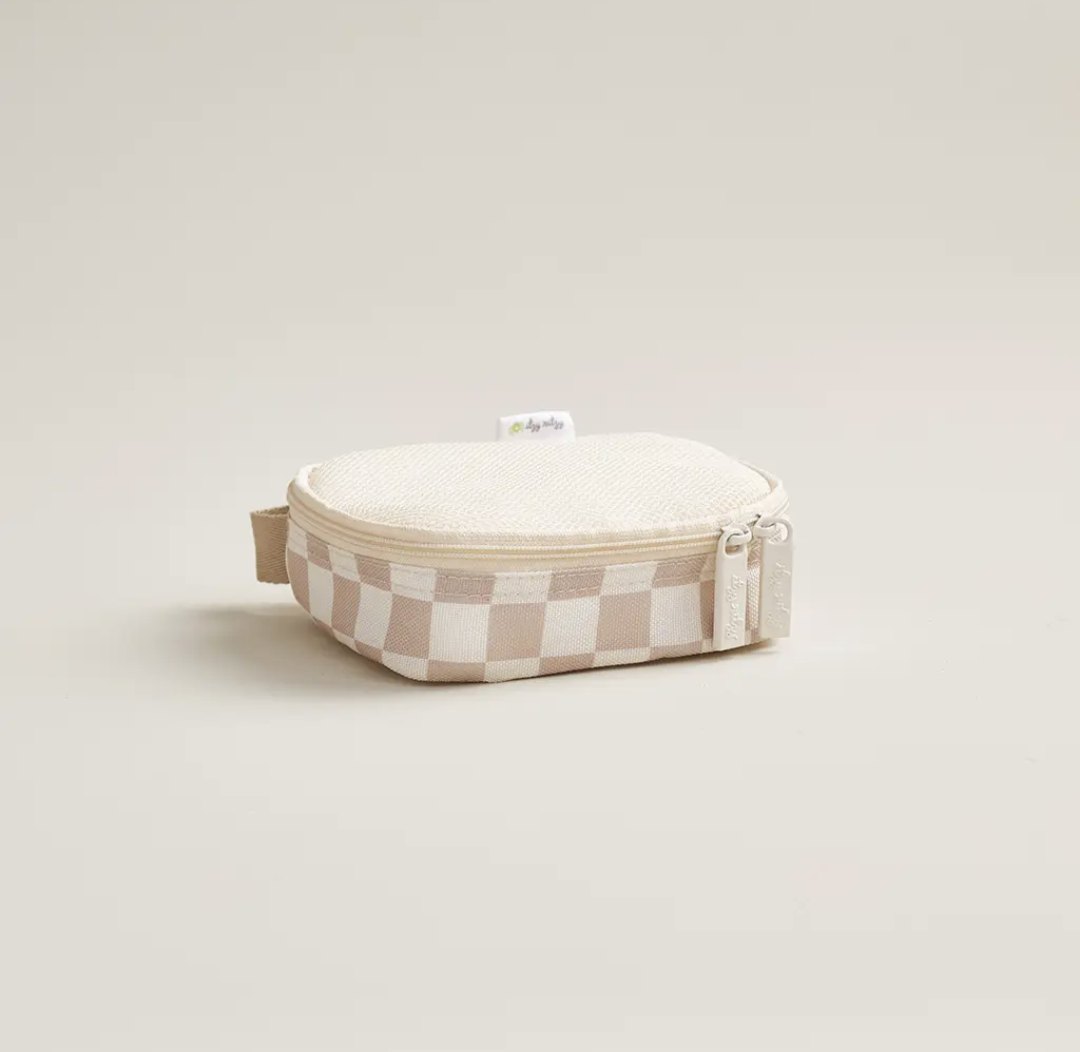 Taupe Checkerboard Pack Like A Boss Packing Cubes