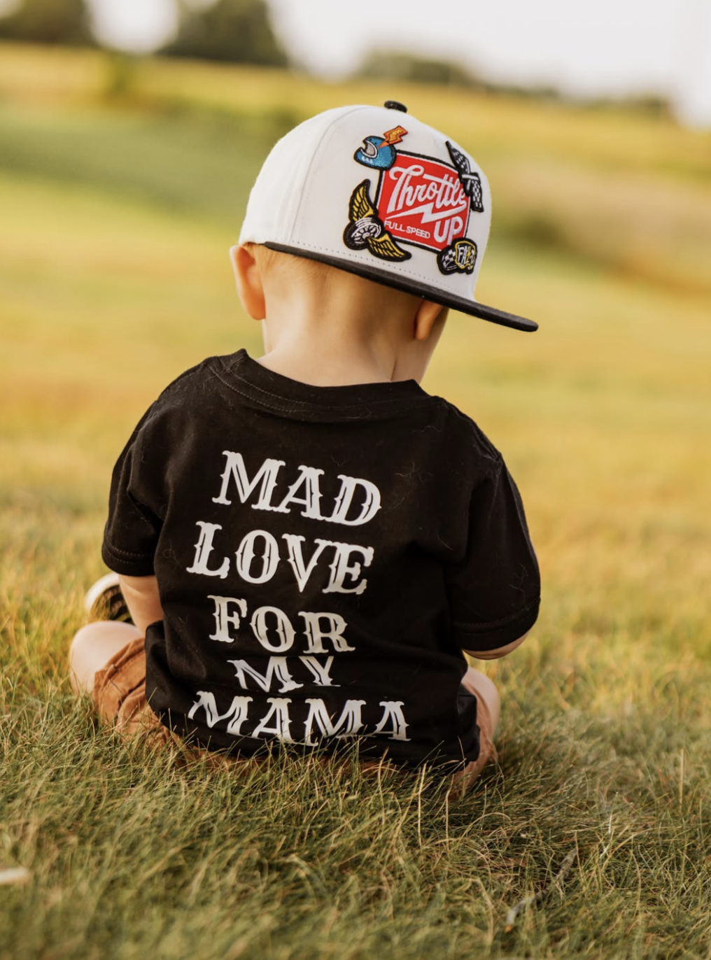 Mama's Boy Flame Heart Graphic T-Shirt