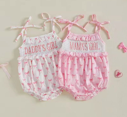 Mama's & Daddy's Girl Rompers - Infant