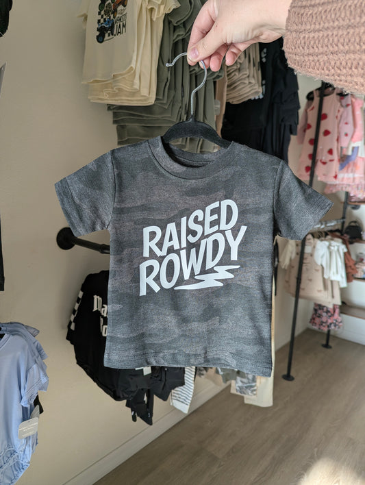 Raised Rowdy Camo T-shirt