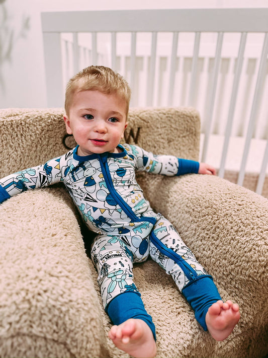 Birthday Party Time Bamboo Romper
