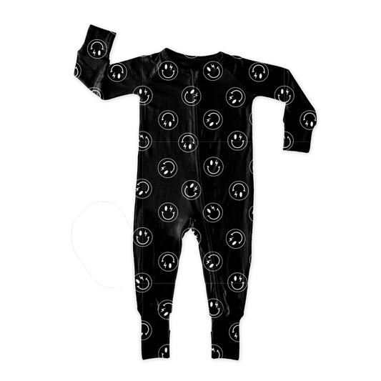 Electric Dreams Bamboo Romper Footie