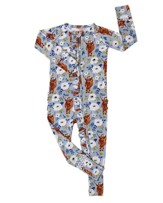 Field of Dreams Ruffle Bamboo Romper