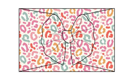 Rainbow Leopard Headwrap