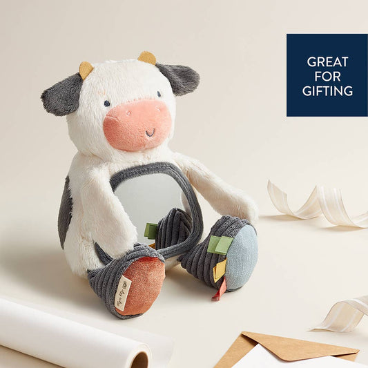 Cow Itzy Bitzy Mirror Baby Toy