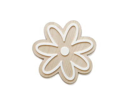 Flower Sign, Kids Nursery Room Decor, Baby Wall Sign